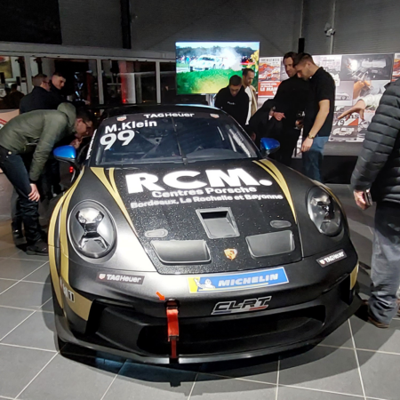 Reveal de la livrée du Team CLRT lors de la soirée Motorsport organisée par le Centre Porsche Bordeaux